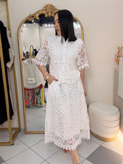 SET FALDA ELEGANTE BLANCO