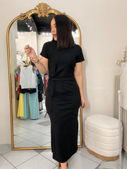 TIFANY” BLACK DRESS