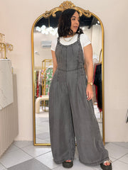 JUMPSUIT GRIS TENCEL