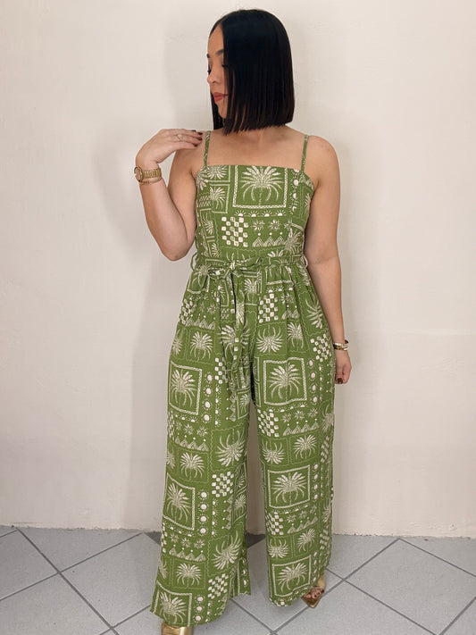 ARENAS GREEN JUMPSUIT