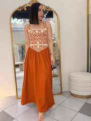ZOE ORANGE DRESS