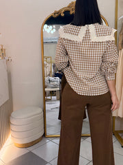 AVANA¨TOP CUADROS CAMEL