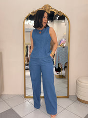 LIGHT  DENIM SET DOS PIEZA