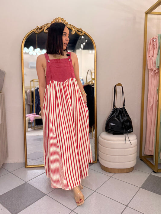 KAMILA"  RED  DRESS