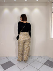 BLUSA MANGA LARGA NEGRA