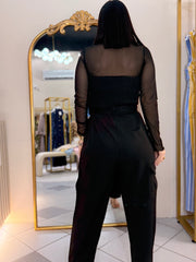 ARELIS BLACK JUMPSUIT