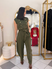 OLIVE NAPOLEON JUMPSUIT