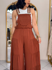 BROWN  JUMPSUIT
