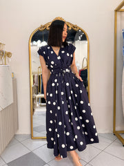 SANDRA POLKA DOT DRESS