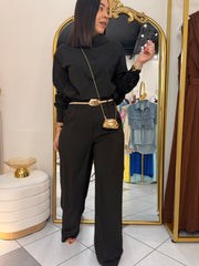 THAINARA" SET NEGRO ELEGANTE