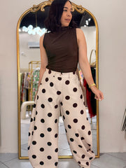 BEIGE/BROWN  PANT BALLOON
