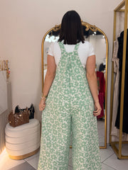 GREEN” FLORAL JUMPSUIT