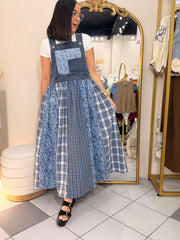 KAMILA” BLUE DENIM  DRESS