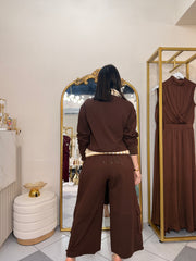 KIRIA" SET BROWN