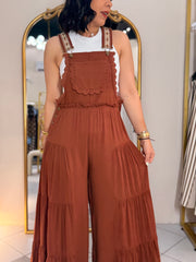 BROWN  JUMPSUIT