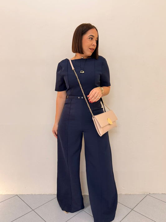 MICHELLE NAVY  JUMPSUIT