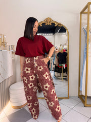 TSHIRT BURGUNDY