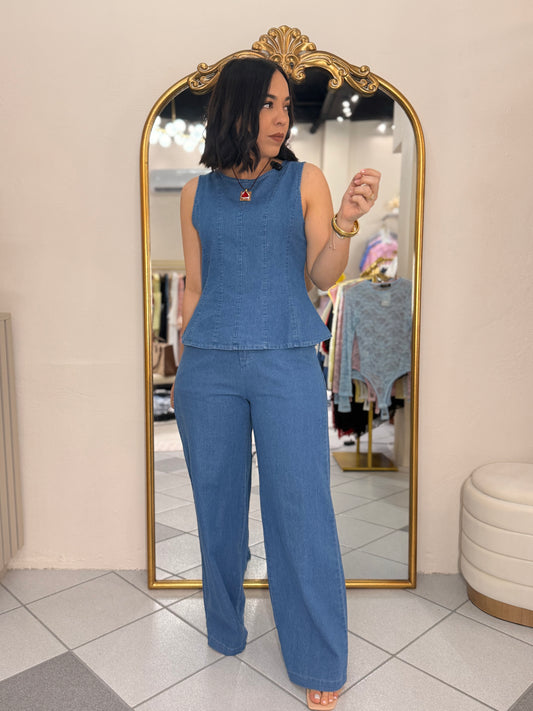 LIGHT  DENIM SET DOS PIEZA