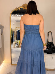 MICHEL DENIM DRESS