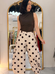 BEIGE/BROWN  PANT BALLOON