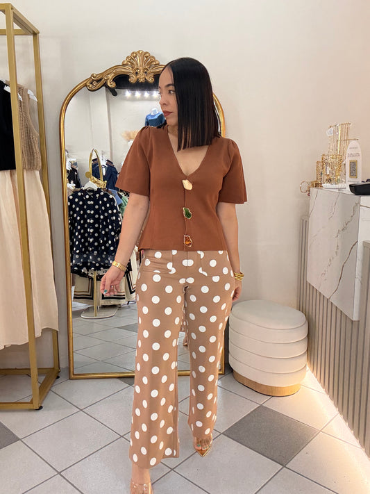 VANE" BROWN TOP