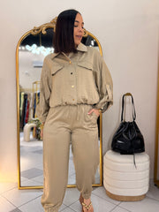 TAUPE TRAVEL SET
