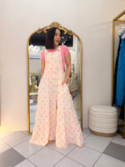 POLKA DOT PINK  JUMPSUIT