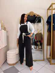 NELITZA JUMPSUIT DENIM BLACK