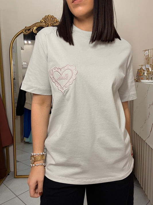BONITA " CORAZON" TSHIRT GRIS