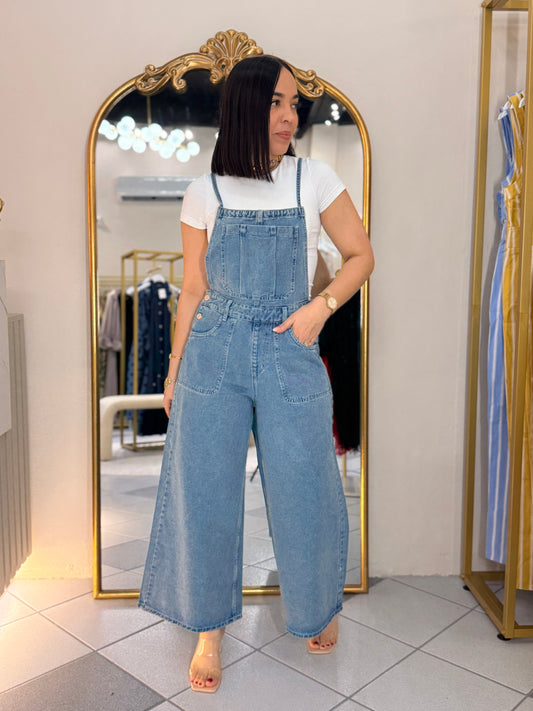 LIANA JUMPSUIT DENIM LIGHT