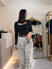 KARELIS” BLUSA BLACK