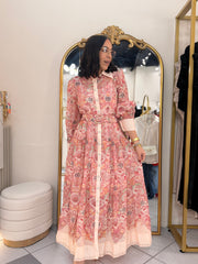 KAREN¨ FLORAL PINK DRESS
