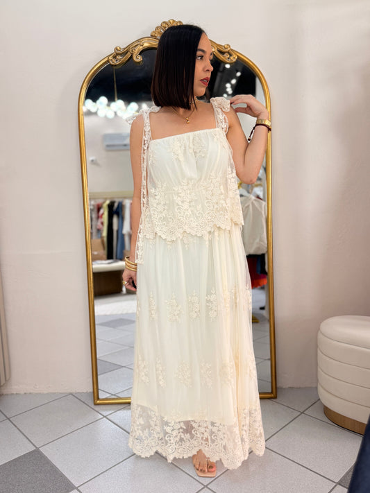GRACIELA BEIGE DRESS