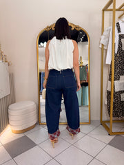 DENIM FLOR BARREL