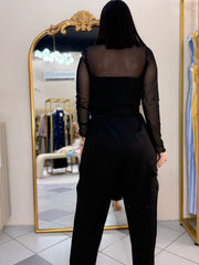 ARELIS BLACK JUMPSUIT