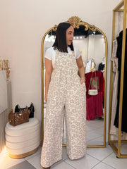 CAMEL” FLORAL JUMPSUIT