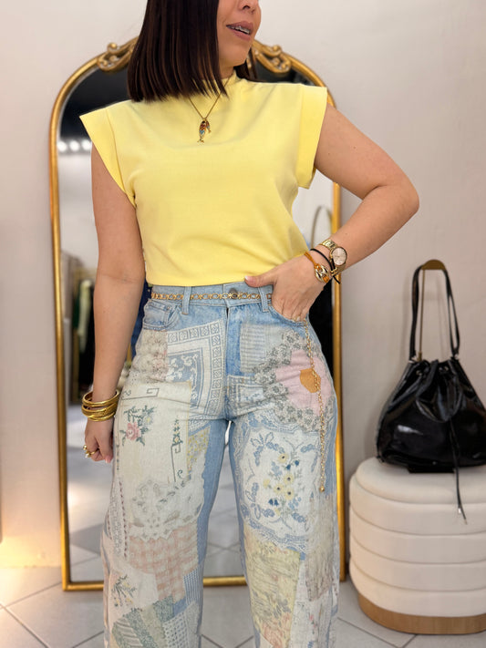 NINA YELLOW TOP
