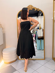 YAMILET" BLACK DRESS ELEGANTE