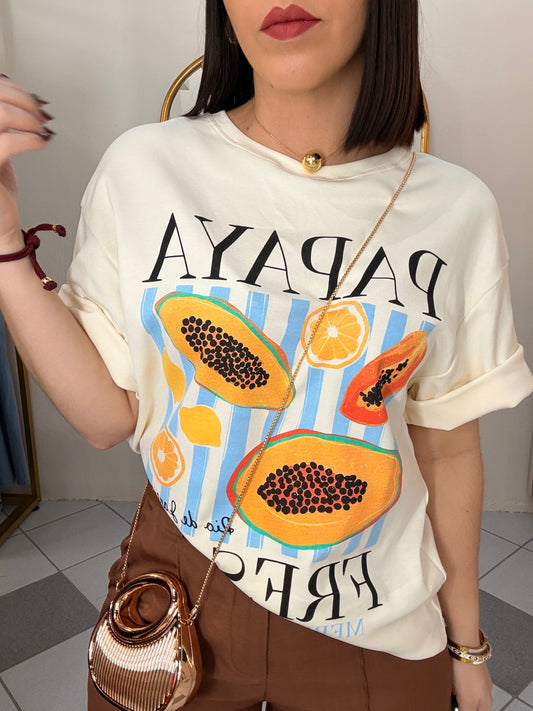 BLUE  PAPAYA TSHIRT