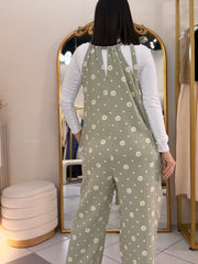 DAISY” SAGE JUMPSUIT