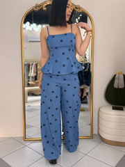 THAIRY SET AZUL POLKA DOT