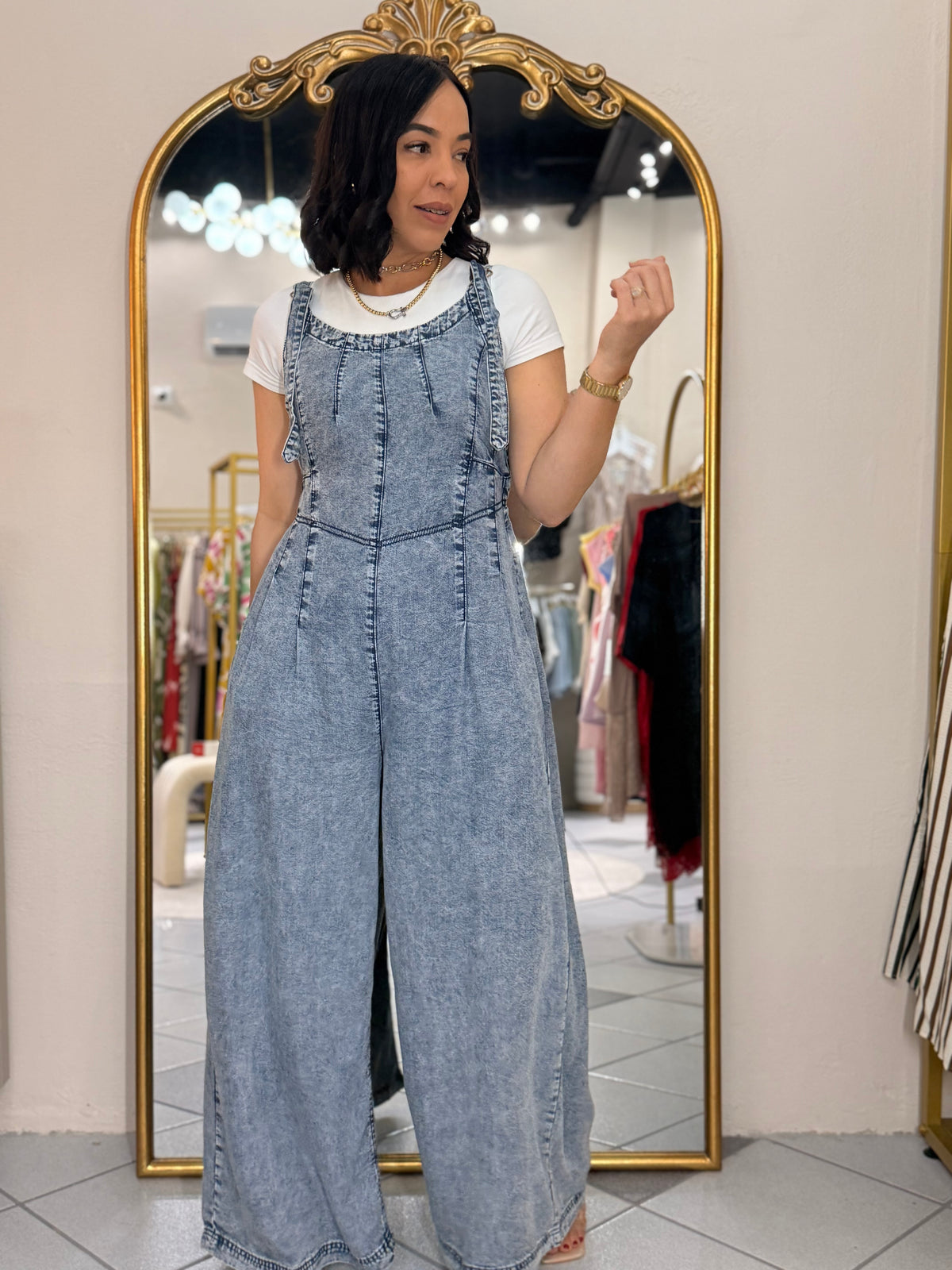 JUMPSUIT DENIM TENCEL