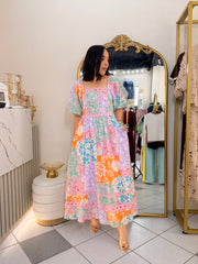 MICHELLE" FLORAL DRESS