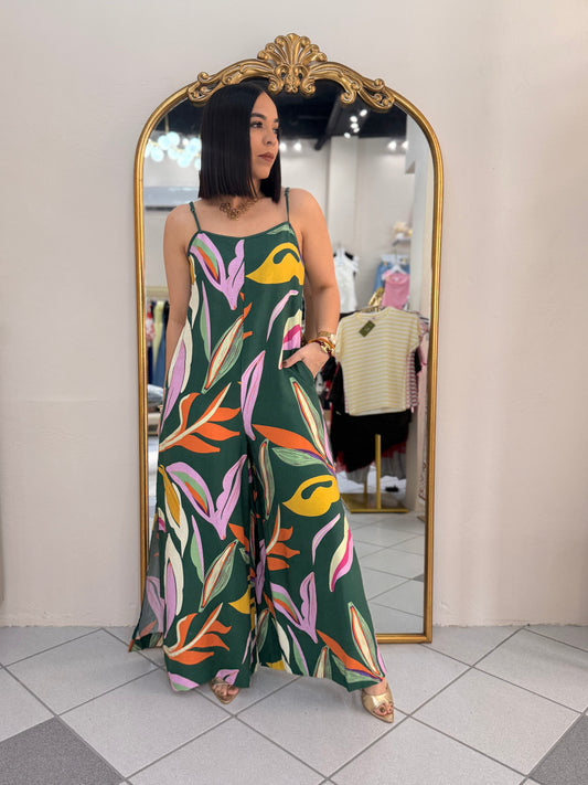 TROPICAL JUMPSUIT VERDE