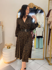 NAISA" LEOPARDO DRESS