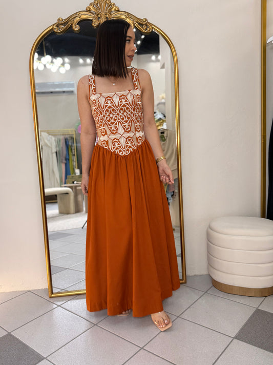 ZOE ORANGE DRESS