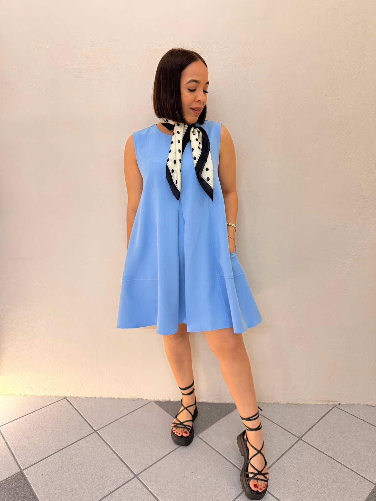 TANAIRI BLUE  DRESS