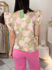 PINK/GREEN TOP