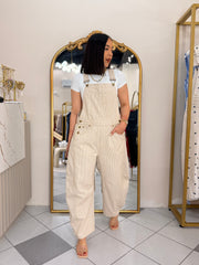 IVE” CAMEL JUMPSUIT