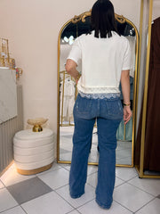 ANAISA” TSHIRT BLANCA